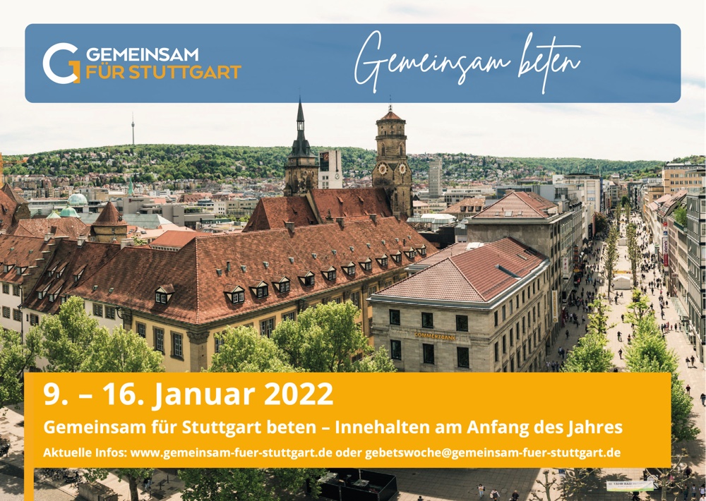 Featured image for “Gemeinsam für Stuttgart beten – 9. – 16.01.2022”